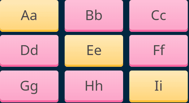 Alphabet soundboard